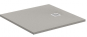 Ideal Standard Ultra Flat S - Rechteck-Brausewanne 800 x 800 x 30 mm quarzgrau