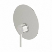 Steinberg Series 260 - Concealed single lever shower mixer for 1 outlet brushed nickel