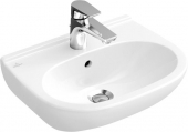 Villeroy & Boch O.novo - Washbasin Compact 550x370mm with 1 tap hole with overflow white with CeramicPlus