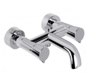 Villeroy & Boch by Dornbracht LaFleur - Exposed 2-handle Bathtub Mixer wall-mounted with projection 210 mm chrome