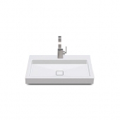 Alape AB - Countertop Washbasin for Console 700x460mm with 1 tap hole without overflow white without Coating