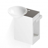 Alape WP - Washbasin 300x317mm with 1 tap hole without overflow white with ProShield