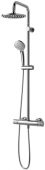 Ideal Standard Idealrain - Shower System with Thermostatic Mixer CeraTherm 100 chrome