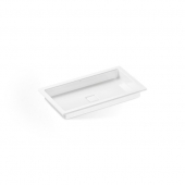 Alape EB - Drop-in washbasin for Console 700x398mm without tap holes without overflow white without Coating