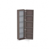Alape HS - Tall cabinet with 1 door & hinges right 400x1600x319mm anthracite oak/antracite oak