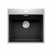 Blanco SUBLINE - Küchenspüle 500-IF/A SteelFrame SILGRANIT ohne Ablauffernbedienung schwarz