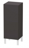 DURAVIT L-Cube - Medium unit with 1 door & hinges left 250-500x600-900x200-363mm graphite super matt/graphite super matt
