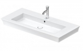 DURAVIT White Tulip - Washbasin for Furniture 1055x490mm with 1 tap hole with overflow white without WonderGliss