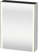 Duravit XSquare - SPS mit Beleuchtung 800x600x155 weiß seidenmatt Türanschlag rechts
