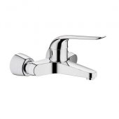 GROHE Euroeco Special - Single Lever Basin Mixer wall-mounted with projection 222 mm without waste set chrome
