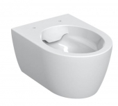 Geberit iCon - Wand-WC Tiefspüler verkürze Ausladung 49cm geschlossene Form Rimfree weiß
