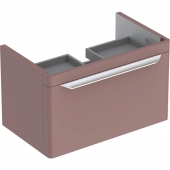Geberit myDay - Vanity Unit with 1 drawer 680x410x405mm taupe high gloss/taupe high gloss