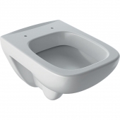 Geberit Renova Compact - Wall-mounted washdown toilet without Rimfree white with KeraTect