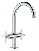 Grohe Atrio - Waschtisch-Einlochbatterie DN15 L-Size Kreuzgriff chrom Bild 1