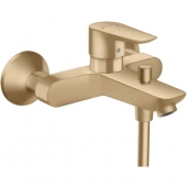 hansgrohe Talis E - Exposed Single Lever Bathtub Mixer with 2 outlets brushed bronze
