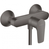 hansgrohe Talis E - Exposed Single Lever Shower Mixer with 1 outlet brushed black chrome