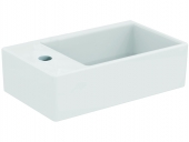 Ideal Standard Strada - Hand-rinse basin 450x270mm with 1 tap hole on left side without overflow white with IdealPlus