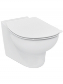 Ideal Standard Contour - Wall Hung Washdown WC without flushing rim white with IdealPlus