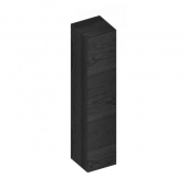Keuco Edition 90 - Tall cabinet with 1 mirror door & hinges right 400x1850x385mm dark grey oak/dark grey oak