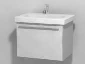 DURAVIT X-Large - Vanity Unit with 1 drawer 600x448x458mm white high gloss/white high gloss
