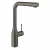 GROHE Essence - Single lever kitchen mixer L-Size with Swivel Spout and pull-out spray brushed hard graphite