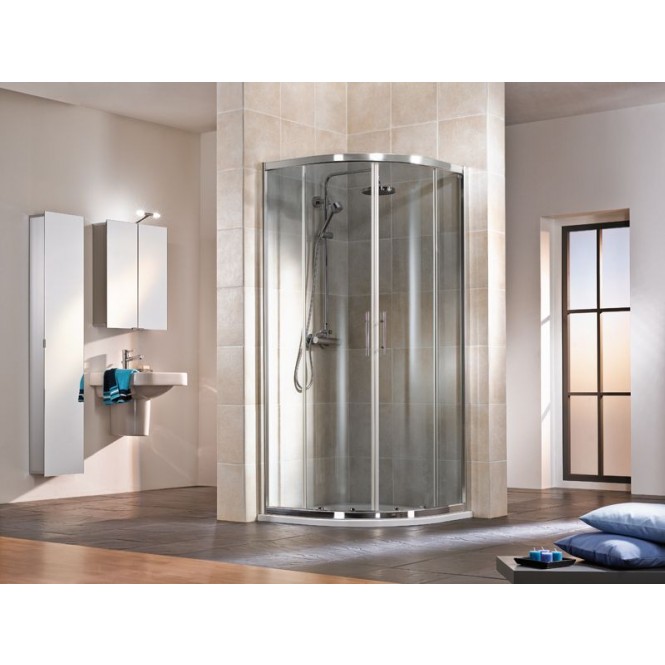 HSK - Circular shower, R550, 52 x 1850 mm gray 900/1200, 41 chrome look