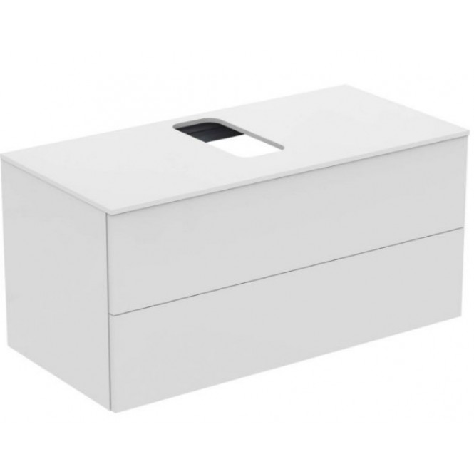 Ideal Standard Adapto - Waschtisch-Unterschrank 1 Auszug 850 x 503 x 368 mm hochglanz weiß lackiert