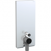 Geberit Monolith Plus - Sanitärmodul für Stand-WC 1140 mm mit P-Anschlussbogen weiß