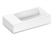 Alape WT - Washbasin 500x268mm without tap holes without overflow wit without Coating