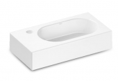 Alape WT - Washbasin 450x236mm with 1 tap hole without overflow wit without Coating