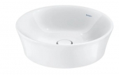 DURAVIT White Tulip - Washbasin for Furniture 500x500mm without tap holes without overflow wit met WonderGliss