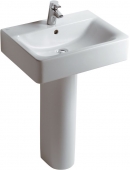 Ideal Standard Connect - Washbasin for Furniture 600x460mm with 1 tap hole with overflow wit con IdealPlus