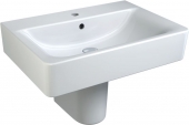 Ideal Standard Connect - Washbasin 650x460mm with 1 tap hole with overflow wit without IdealPlus