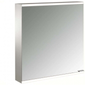 Emco Asis Prime 2 - LED-mirror cabinet Exposed 600 mm 1 door hinged left back panel white