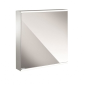 Emco Asis Prime 2 - LED-mirror cabinet Exposed 600 mm 1 door hinged right back panel white