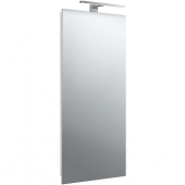 EMCO Mee - Mirror with LED lighting 450mm mirrored