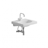 Geberit Preciosa - Washbasin 600x550mm with 1 tap hole without overflow wit without KeraTect