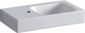 Geberit iCon - Hand-rinse basin for Furniture 530x310mm with 1 tap hole without overflow wit con KeraTect