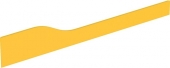 Geberit 4Bambini - Front-Dekorblende Version rechts 1780 x 105 / 205 x 12 mm gelb