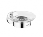 GROHE Essentials - Soap dish chrome / clear