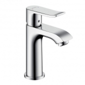 Hansgrohe Metris - Single lever basin mixer 100 without waste set for hand basins DN15