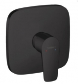 hansgrohe Talis E - Concealed single lever shower mixer voor 1 consumenten black matt