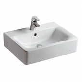 Ideal Standard Connect - Washbasin for Furniture 550x460mm with 1 tap hole with overflow wit con IdealPlus