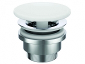 Ideal Standard Universal - Non-closable valve voor Wastafel zonder overloop wit