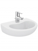 Ideal Standard Contour - Washbasin 400x330mm with 1 tap hole without overflow wit without IdealPlus