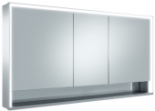Keuco Royal Lumos - Spiegelschrank Wandvorbau silber-eloxiert 1400x735x165mm