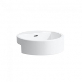 Laufen Living City - Washbasin 460x460mm without tap holes with overflow wit without Coating