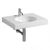 Geberit Preciosa II - Washbasin for Furniture 600x500mm with 1 tap hole without overflow wit without KeraTect