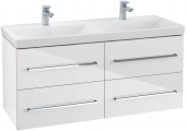 Villeroy & Boch Avento - Waschtischunterschrank 1180 x 514 x 452 mm crystal white