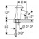 Ideal Standard Adapto - Handtuchhalter 345 x 87 x 25 mm chrom drawing